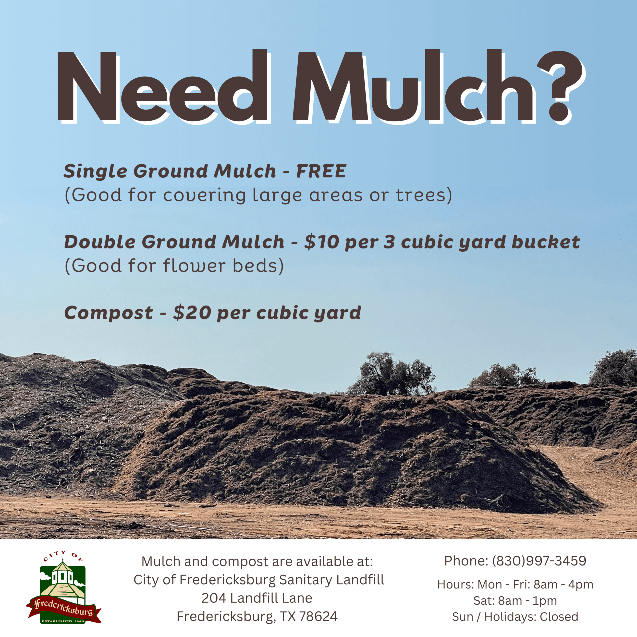 Need Mulch