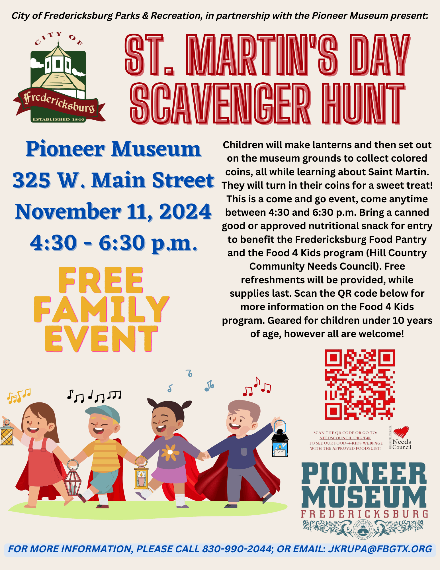 2024 Saint Martins Day Flyer