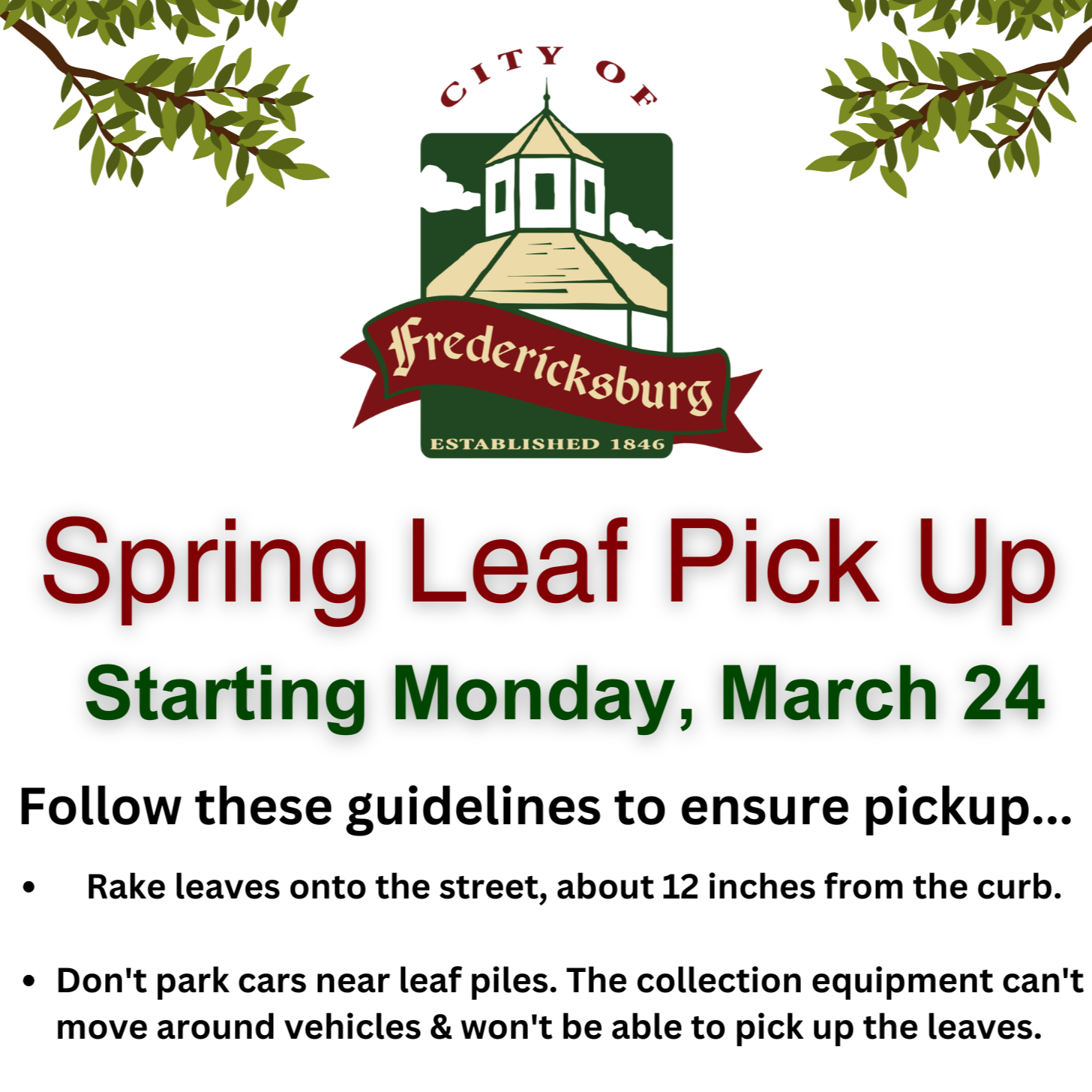 Spring Leaf Pick Up