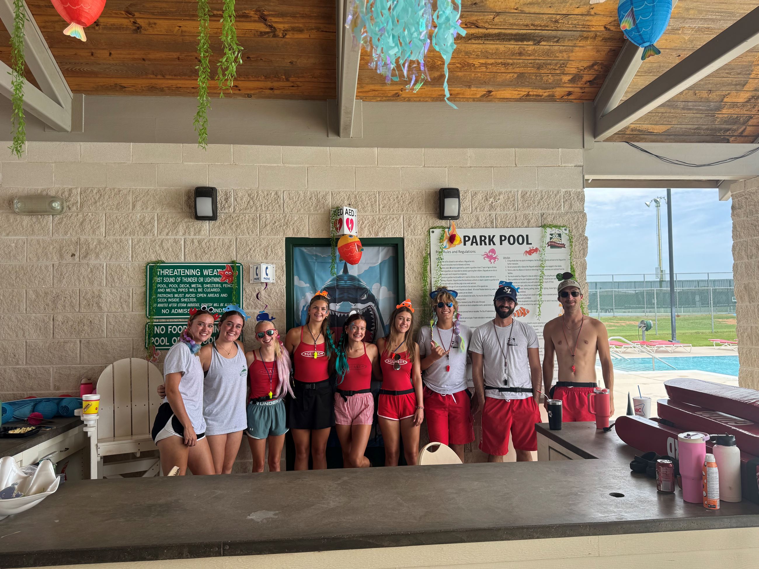 Under the sea day 1 staff