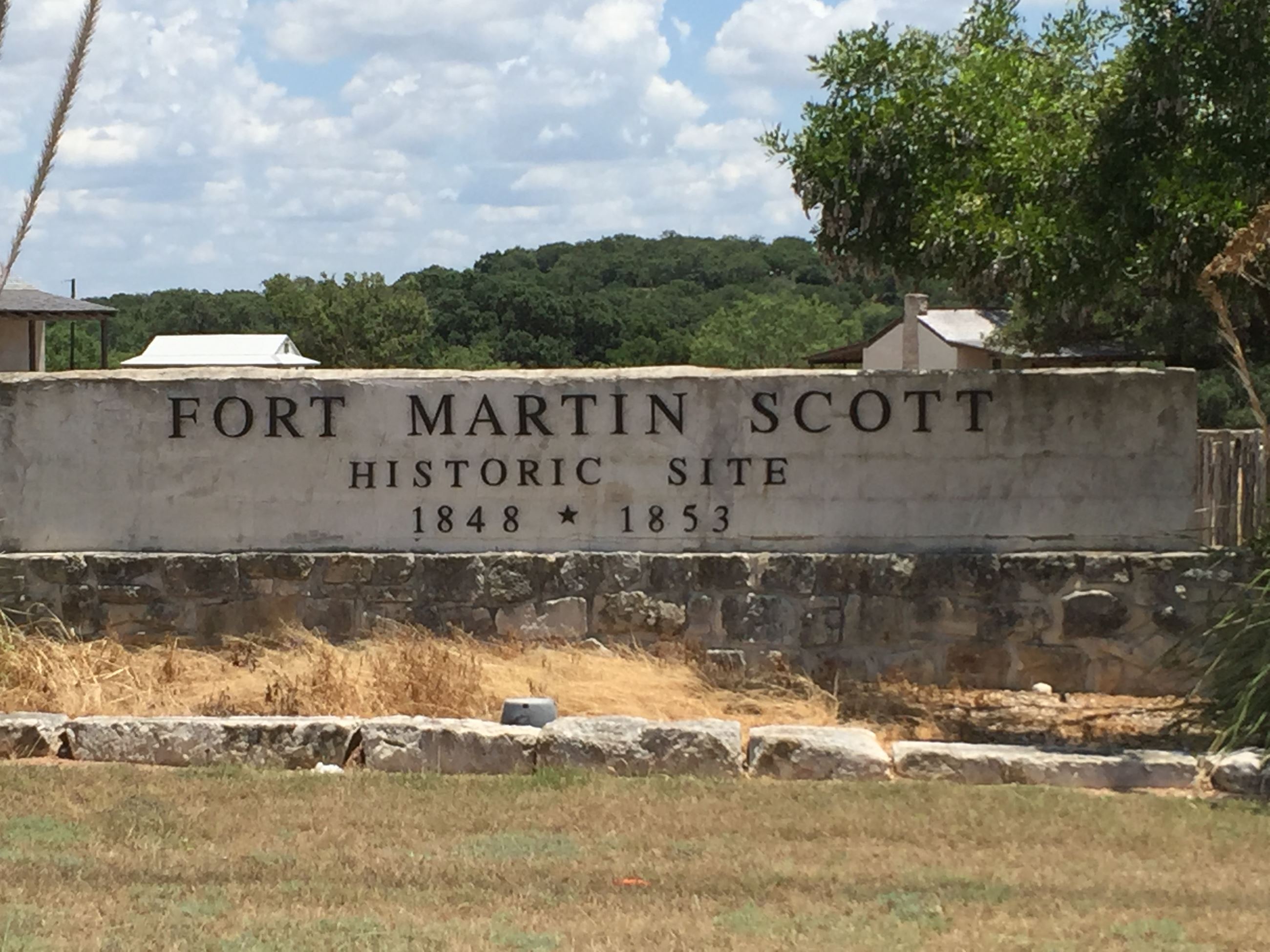 Fort Martin Scott Historic Sign